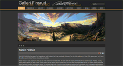 Desktop Screenshot of galleri-finsrud.no